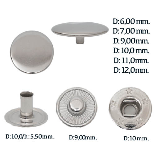 Mini 54 VT2 Snap Buttons