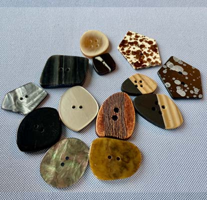 Special Shape Polyester Buttons