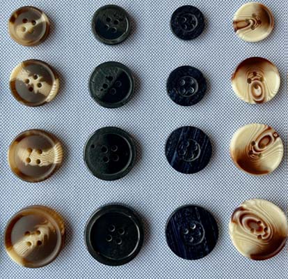 Customizable Polyester Buttons